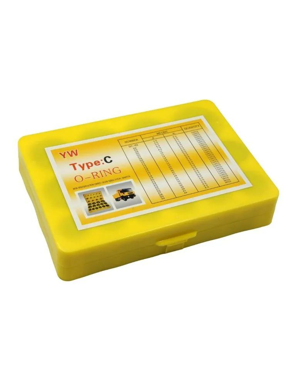 Набор колец уплотнительных резиновых 366 штук / маслобензостойкие