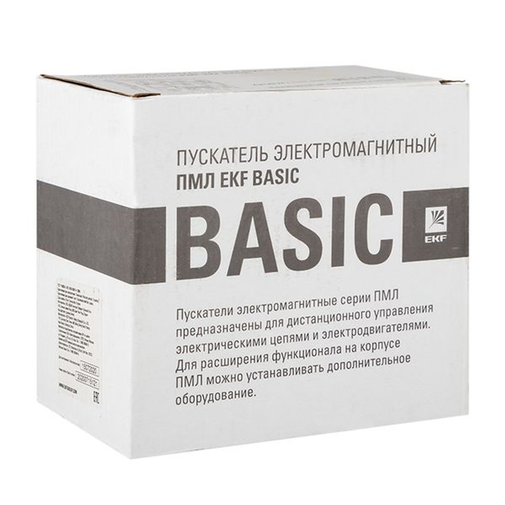 Пускатель электромагнитный серии ПМЛ-4160М 65А 230В EKF Basic
