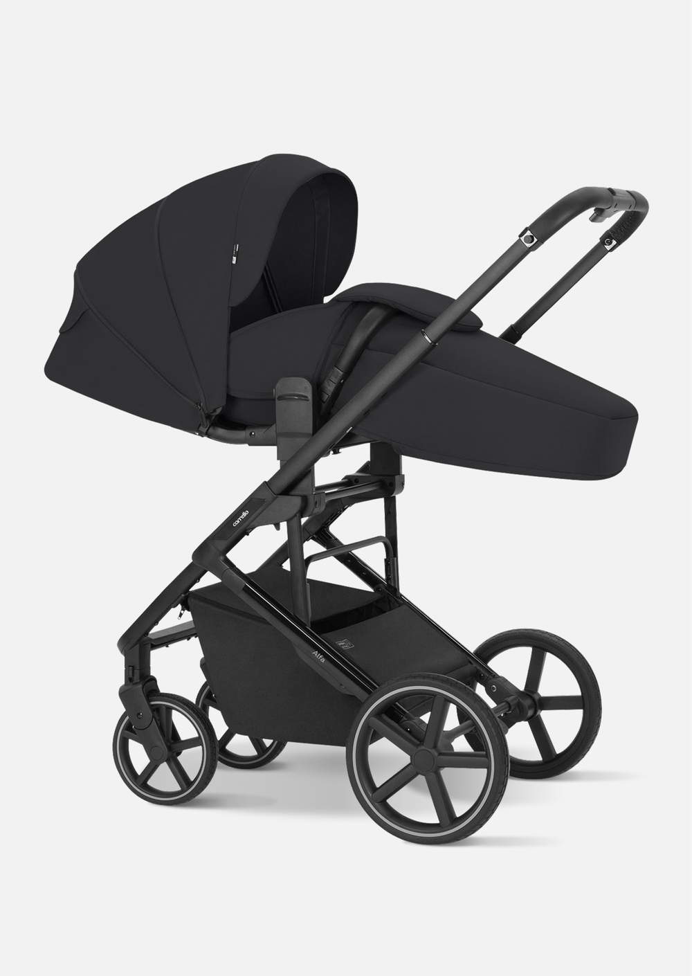 Carrello Коляска 2 в 1 Alfa (Rock Black 2025)