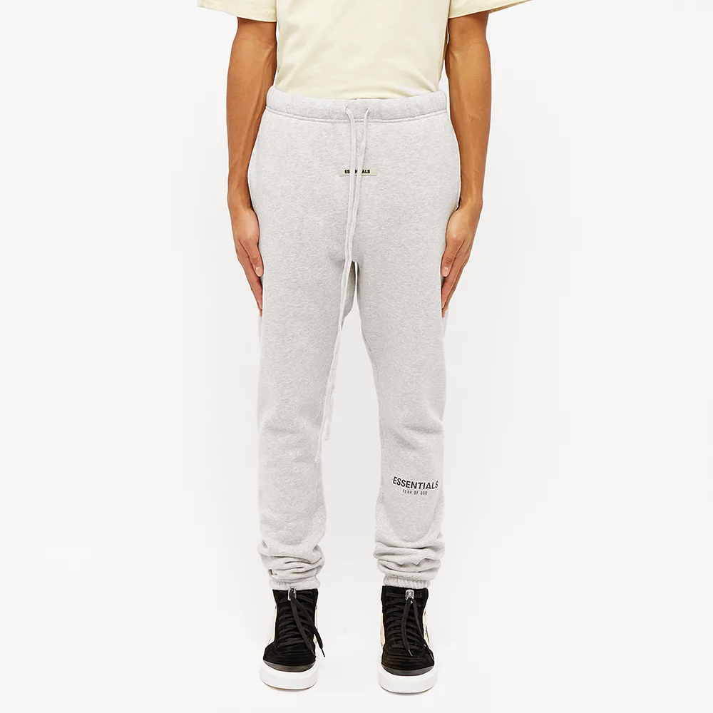 Штаны Fear of God Essentials FW19 Reflective Sweat Pant Light Heather Grey, FOG-FW19-35