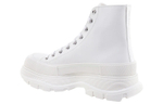 Alexander McQueen Tread Slick Boot Graffiti White Multicolor