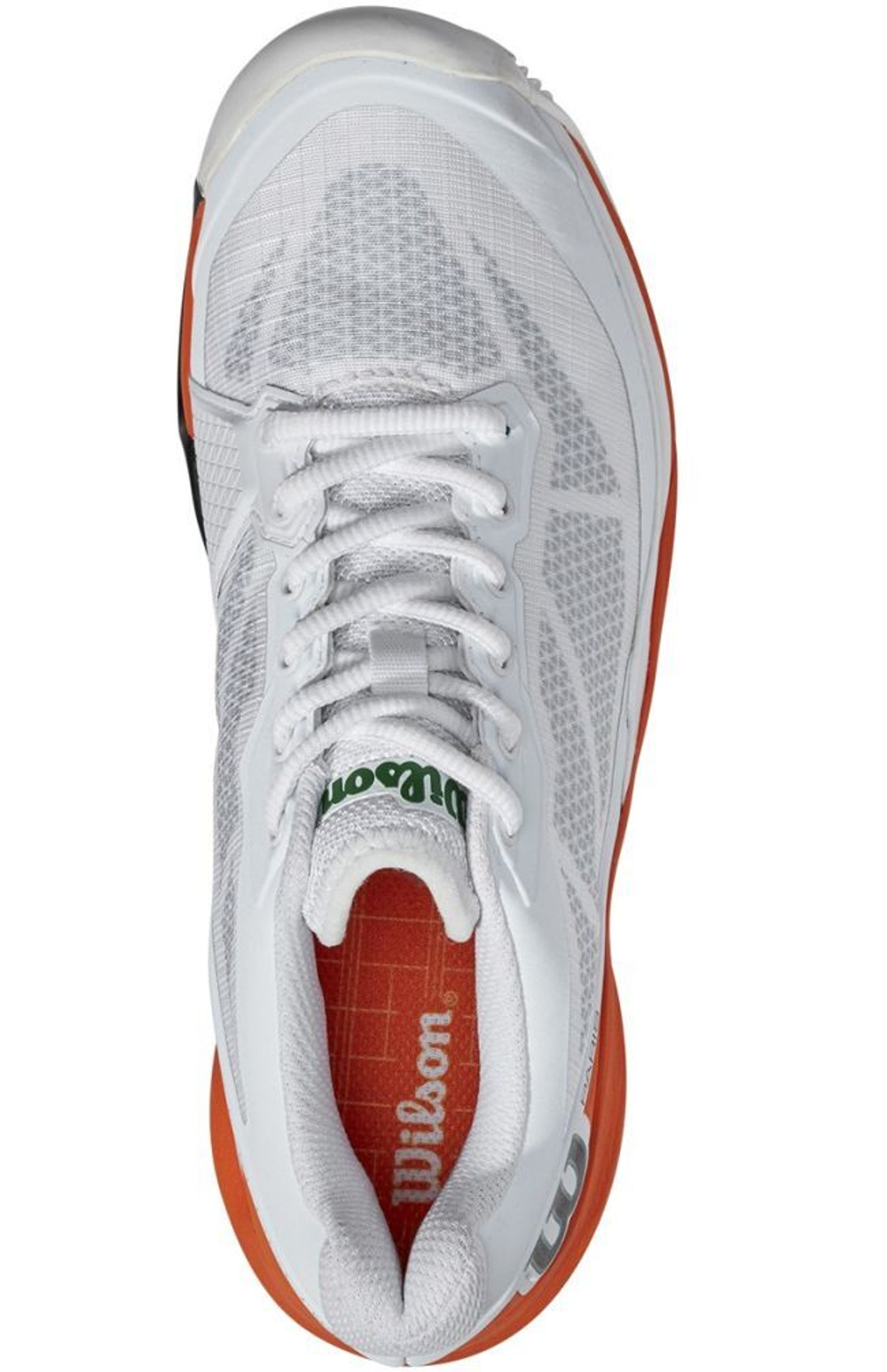 Женские Кроссовки теннисные Wilson Rush Pro 3.5 Clay Paris W - wht/orange tiger/black