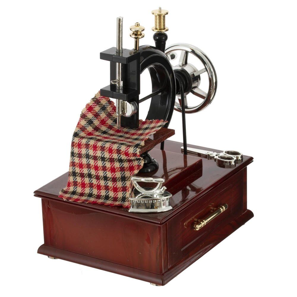 GAEM Изделие декоративное "Швейная машинка" (музык.), L14,5 W12 H19,5 см