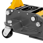 Домкрат гидравлический подкатной, 3 т, 75-500 мм, быстрый подъем, низкий подхват, проф. Denzel