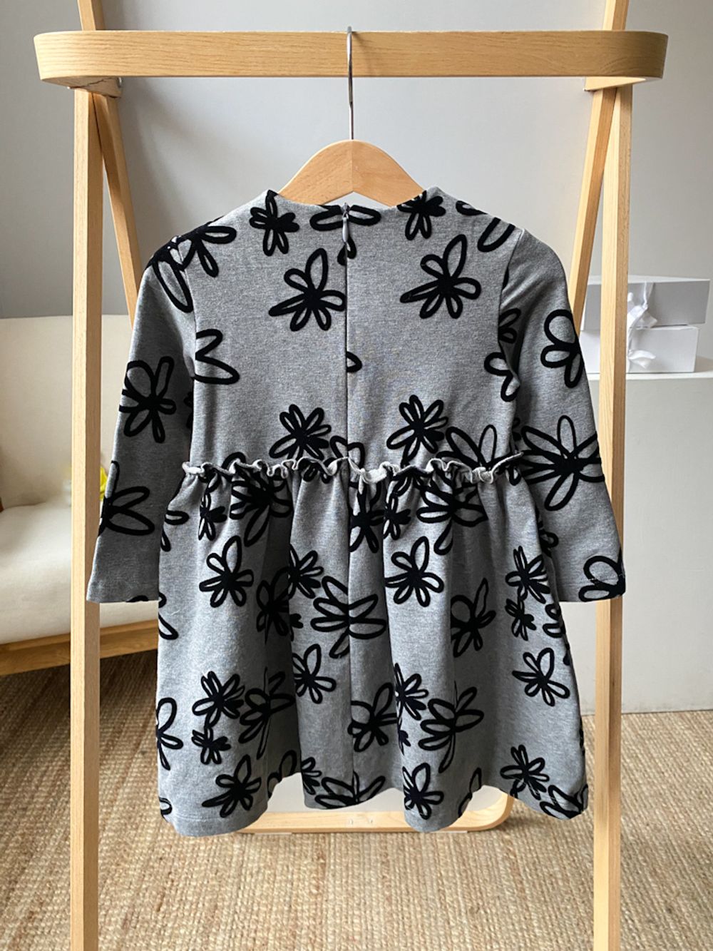 Новое хлопковое платье Il Gufo, 98