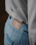 Брюки Called a Garment Classic wide chinos Мужские небесно-голубые