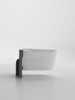 Унитаз-биде подвесной с инсталляцией Allen Brau Smart 4.I1001.20 белый, с крышкой микролифт, слив торнадо
