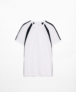 Oysho Высокотехнологичная футболка с короткими рукавами COOLMAX®, белый