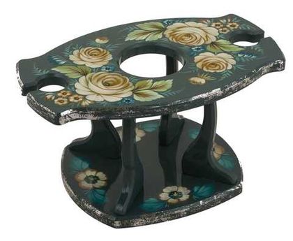 Винный столик (поднос) с ручной росписью Жостово