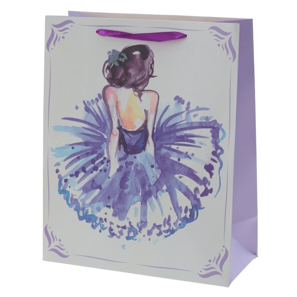 GAEM Пакет подарочный M (бумага 210г/м2, блок микс 12шт), L26 W12 H32 см, 4в.