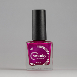 Лак для стемпинга Swanky Stamping Metallic 10 красно-пурпурный