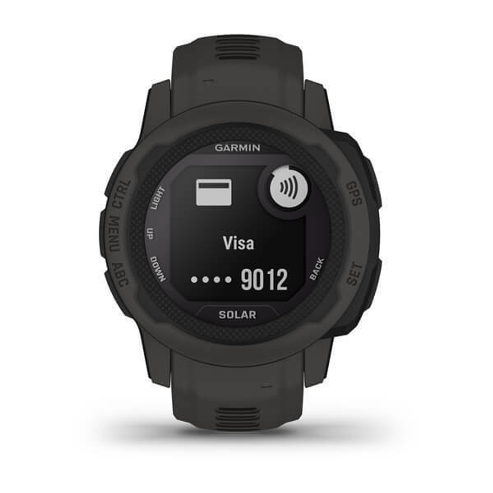 Смарт-часы GARMIN Instinct 2s Solar, черный, 40мм, 010-02564-00. Товар уцененный