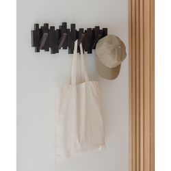 Вешалка настенная Sticks, 49,3 см, эспрессо, 5 крючков