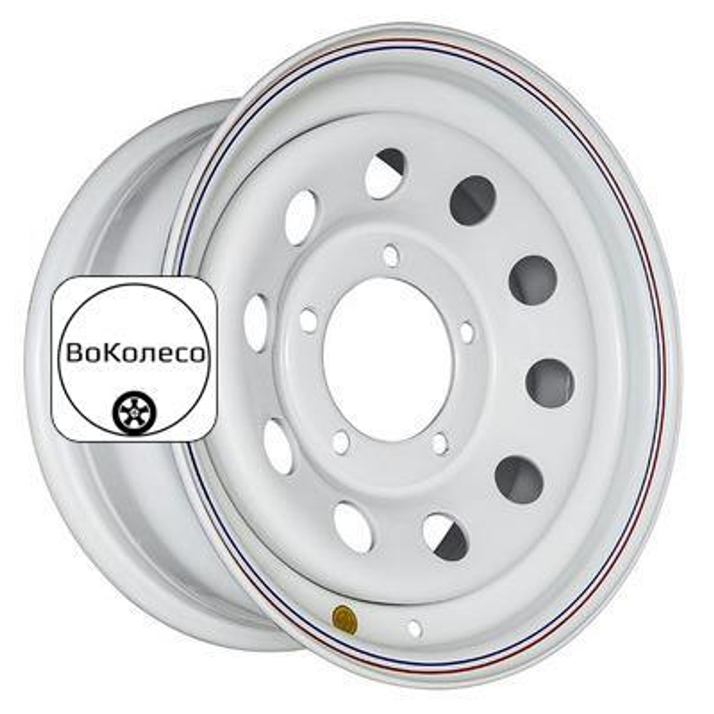 8x16/5x139,7 ET-3 D110 УАЗ Белый Off-Road Wheels