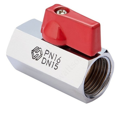 Кран шаровый мини 1/2" Вн./Вн. прямой MVI