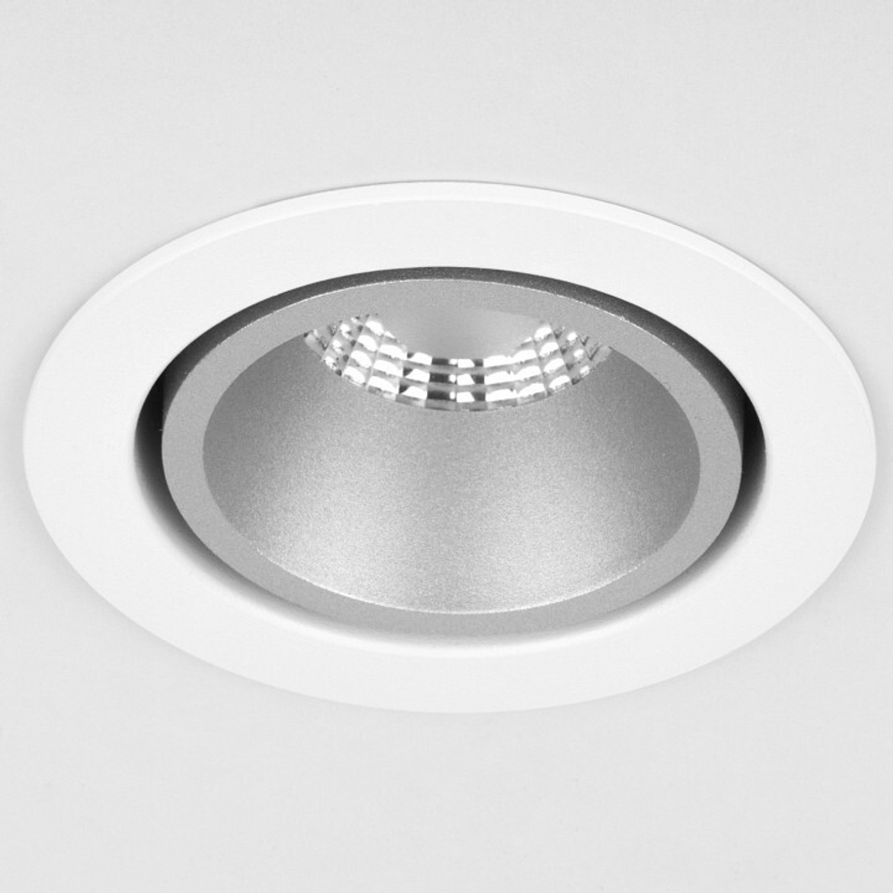 Встраиваемый светильник Elektrostandard 15267/LED 7W 4200K белый/серебро