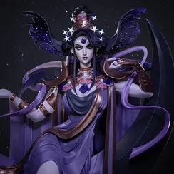 Nyx on the Сrescent Moon - Hades