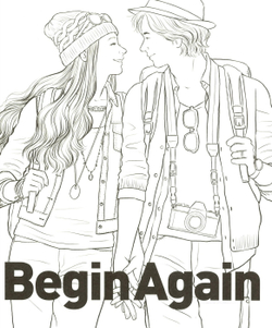 Begin Again. Coloring book