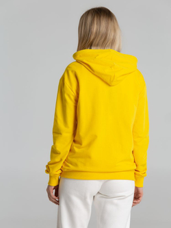Толстовка на молнии с капюшоном Unit Siverga, желтая
