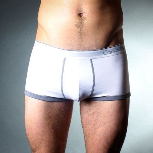 Мужские трусы боксеры белые Calvin Klein Boxer White