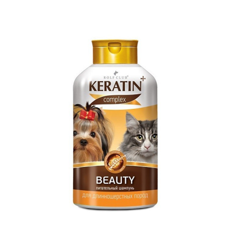 Rolf Club Keratin+ "Beauty"  Шампунь для длинношерстных кошек и собак 400мл