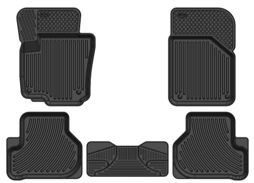 Коврики резиновые Skoda Octavia А5 комплект 4шт Premium STRK