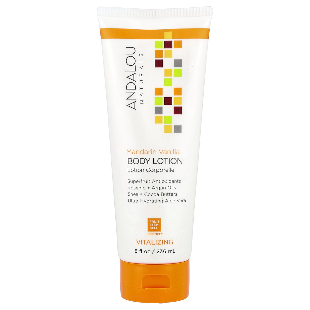 Andalou Naturals, лосьон для тела, с ароматом мандарина и ванили, 236 мл (8 жидк. унций)