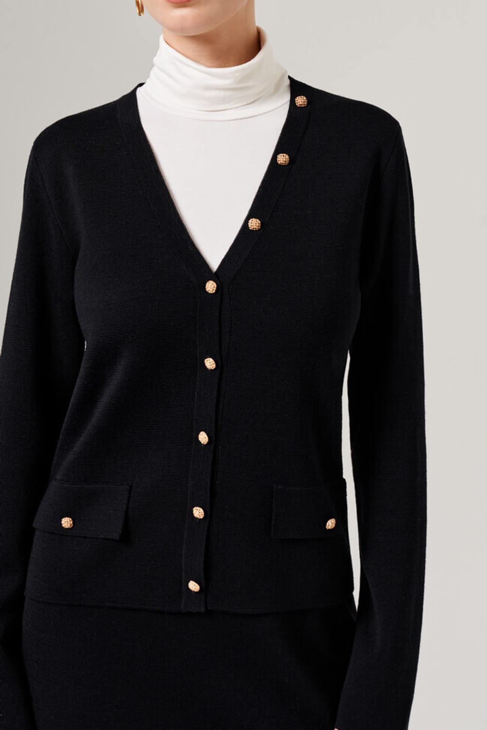 1900 Кардиган женский (черный)