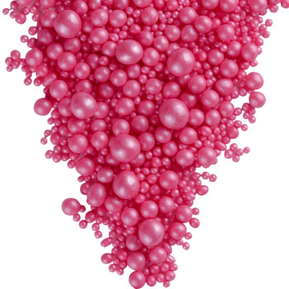 Драже зерновое в кондитерской глазури (220, Жемчуг малиновый) 1,5 кг