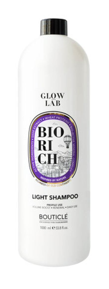 Шампунь для поддержания объёма для волос всех типов - Bouticle Biorich Light Shampoo 1000 мл