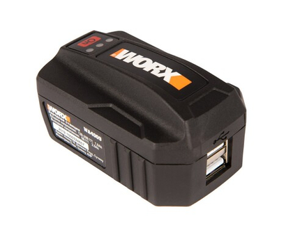 USB адаптер Powerbank для аккумуляторов WORX WA4009 POWERSHARE