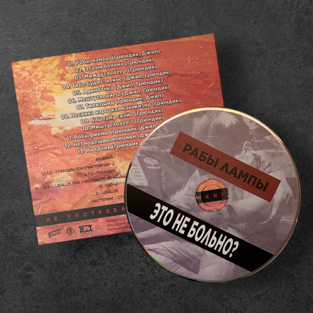 Рабы Лампы - Это не Больно? (CD) (1998/2023)