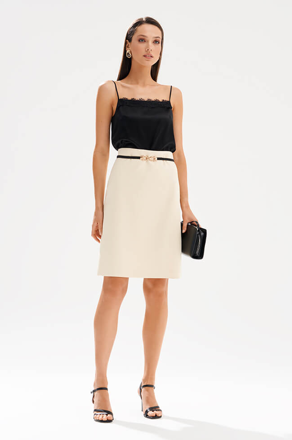 4951 Юбка женская (сливочный)