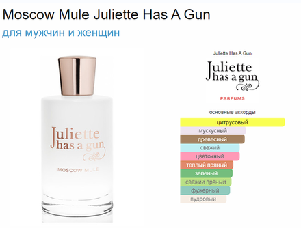 Juliette Has A Gun Moscow Mule 100ml (duty free парфюмерия)