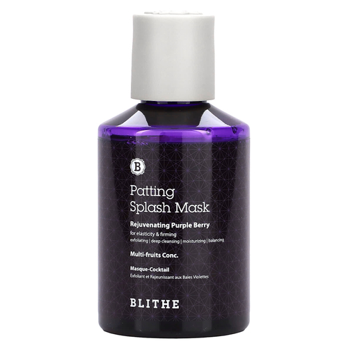 Blithe, Patting Splash Beauty Mask, омолаживающая фиолетовая ягода, 150 мл (5,07 жидк. унц.)