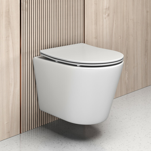 Подвесной унитаз Abelsberg Element TornadoFlush ELC70701WH, белый глянец