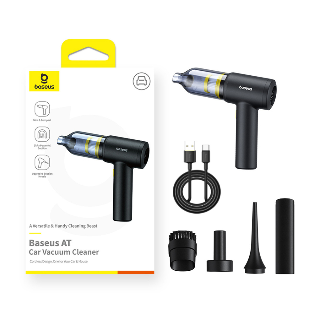 Автомобильный пылесос Baseus AT Car Vacuum Cleaner (5000pa)