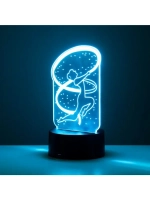 Светильник сенсорный «Гимнастка» LED 7 цветов USB/от батарее
