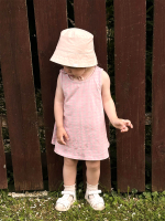 Сарафан Mjölk Клетка розовая