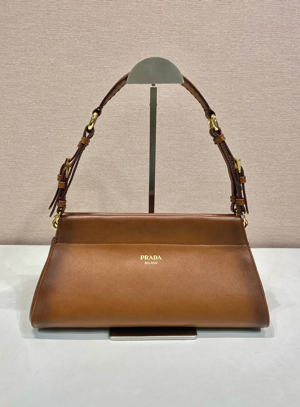 Prada Enchaine Medium Leather Bag 32 cm