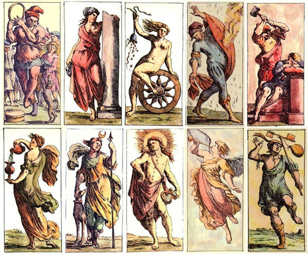 Mitelli Little Tarot. Bologna, 1660. Limited Edition / Таро Мителли. Болонья, 1660 год. Ограниченный выпуск