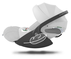 Коляска 3 в 1 Cybex Priam IV Rosegold complete и автокресло Cloud T i-Size Platinum White Plus Sepia Black