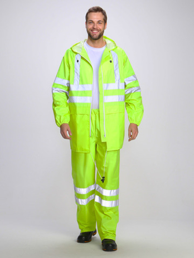 Костюм влагозащитный сигнальный СОП (ПВХ,200) брюки, лимонный