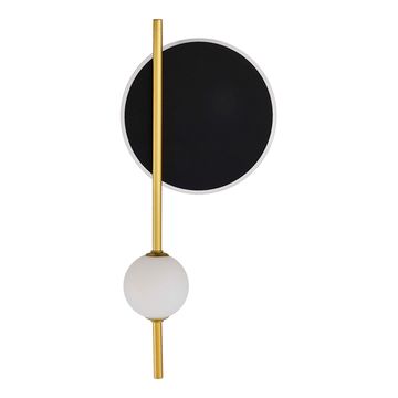 SL6507.431.02 Светильник настенный ST-Luce Шампань, Черный/Белый LED 1+1*9+4W 4000K DALI