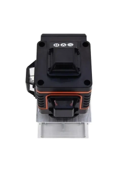 Лазерный уровень / нивелир 4D (16 линий, зеленый луч, с подъемной площадкой и противоударным кейсом