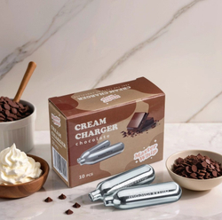 Баллончики для сифона для взбивания сливок вкус шоколад (N2O) MasterWhip 30шт.