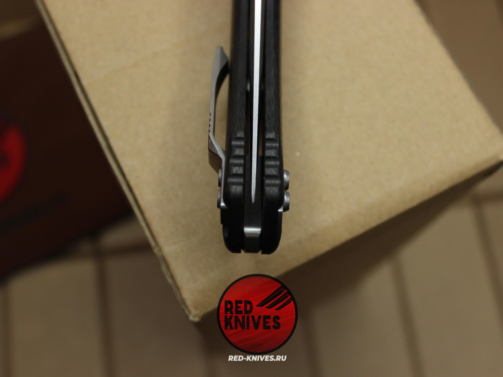 Нож Microtech Amphibian Carbon - рукоять чистый карбон, клинок стоунвош RK/461