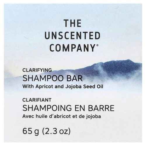 The Unscented Company, очищающий твердый шампунь, для тонких и волнистых волос, 65 г (2,3 унции)