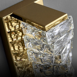 Настенный светильник 6005W/S gold/clear