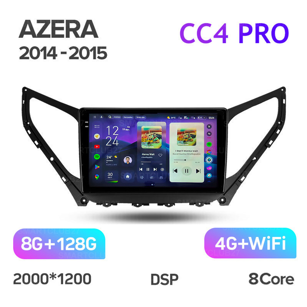 Teyes CC4 Pro 9" для Hyundai Azera 2014-2015